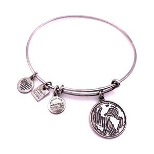 Alex and Ani Make Your Mark on the World Charm Bracelet - Expands 2"- 3.5"